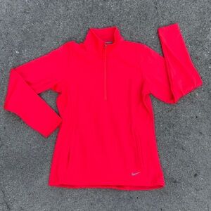 NIKE GOLF Tour Performance 1/2 zip fleece lined pullover jacket women’s med